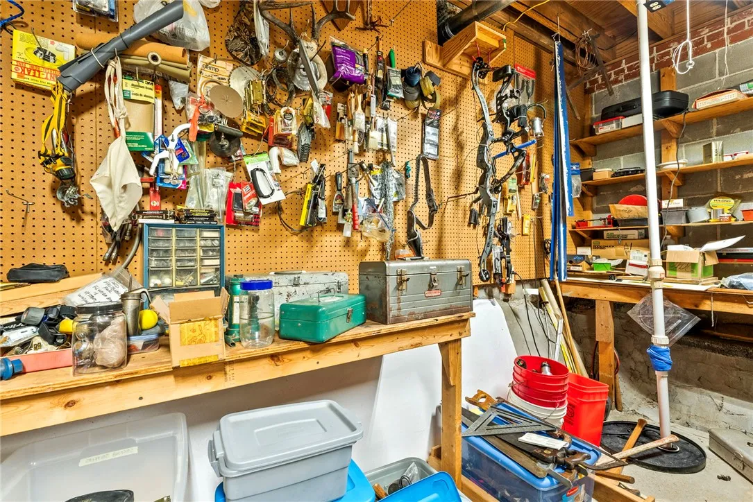 Basement workshop/utility room