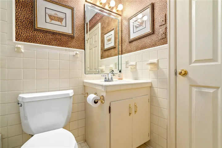 Bathroom 2 on main level in hallway