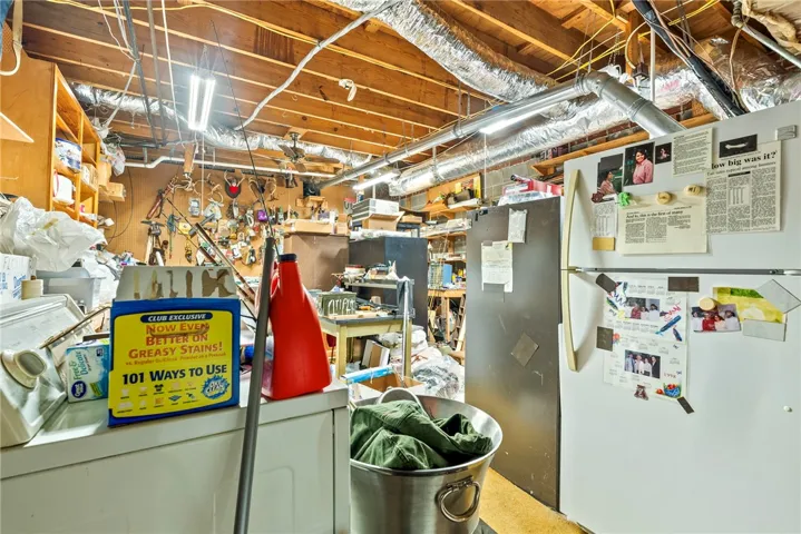 Basement workshop/utility room