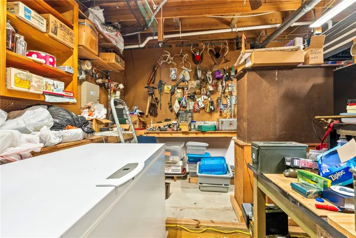 Basement workshop/utility room