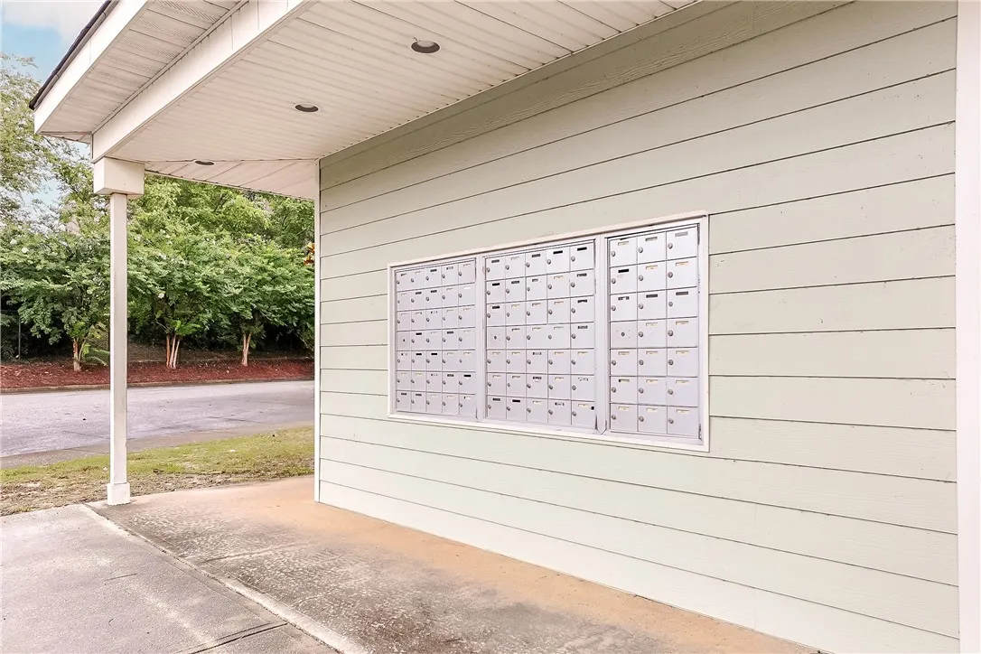 Convenient mail center.
