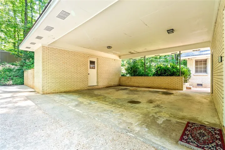 Double Carport With Storage Closet