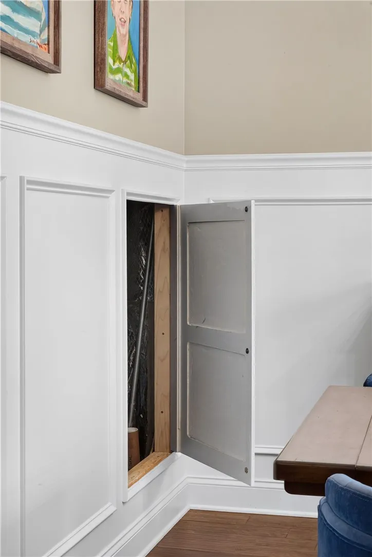 Hidden Storage under the stairs