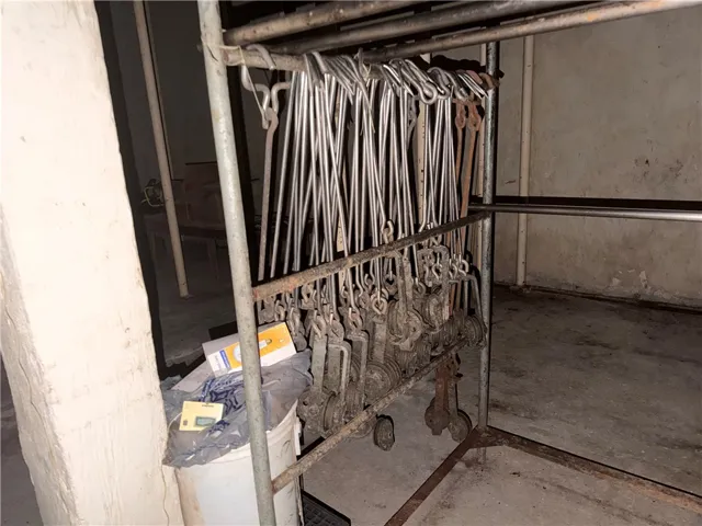 An ample unfinished basement provides versatile storage space.
