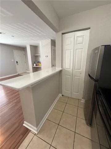 Bar in kitchen