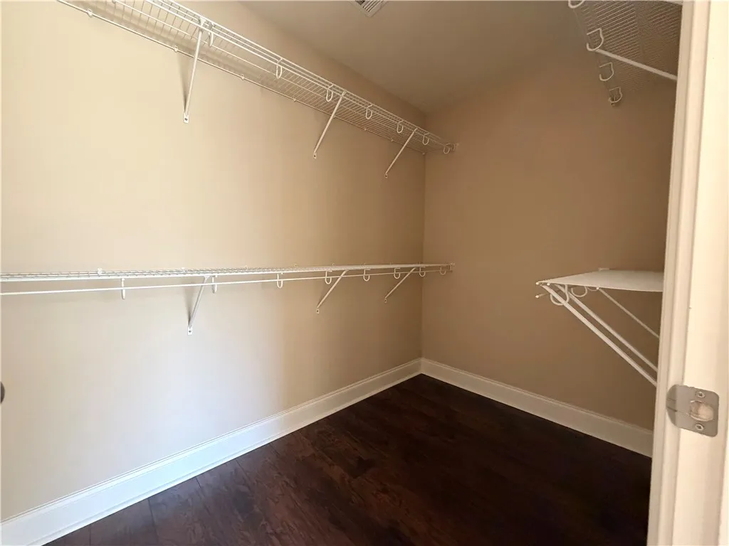 Closet in master bathroom