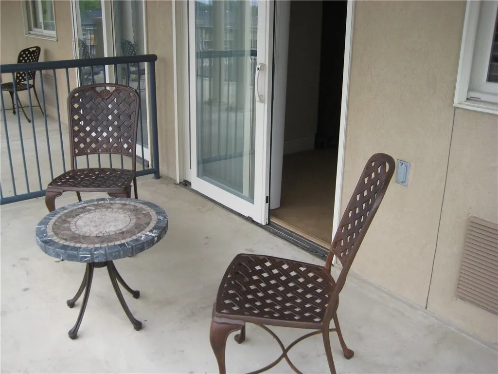 An inviting private patio space, perfect for outdoor enjoyment and relaxation.
