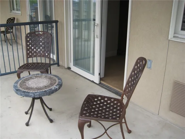 An inviting private patio space, perfect for outdoor enjoyment and relaxation.