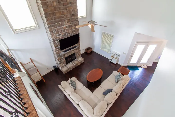 Loft area overlooking Living Room