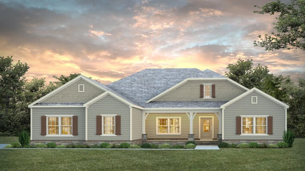 A charming single-family residence with a welcoming covered front porch awaits new owners.