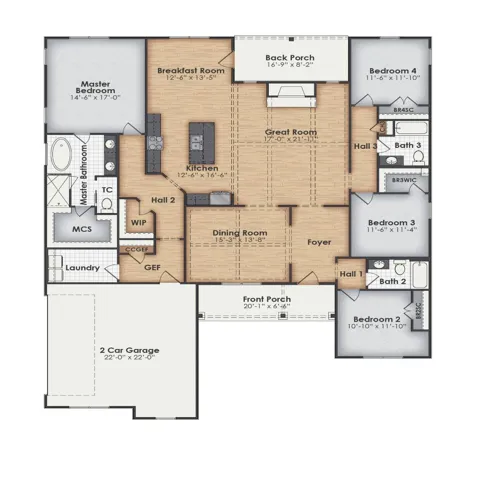 Visualize your future in this thoughtfully designed residence, showcasing a well-appointed layout and generous room dimensions.