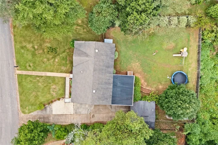 Bird view of the lot
