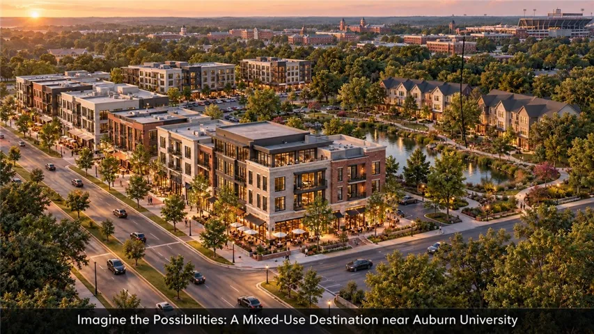 AU Mixed-Use Destination:  AI Generated