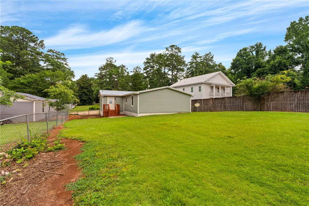 Large Flat Backyard