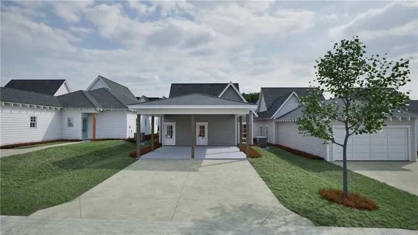 Rendering Northgate Lot 209 - Rear View