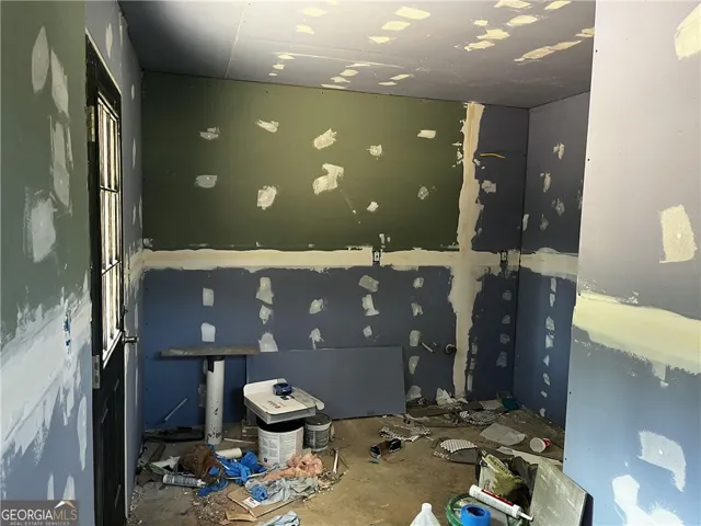 A spacious room under construction, offering a blank canvas for future design and customization.