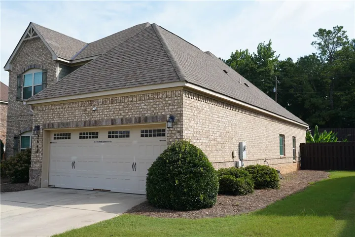 A classic brick exterior offers enduring charm and low maintenance for years to come.