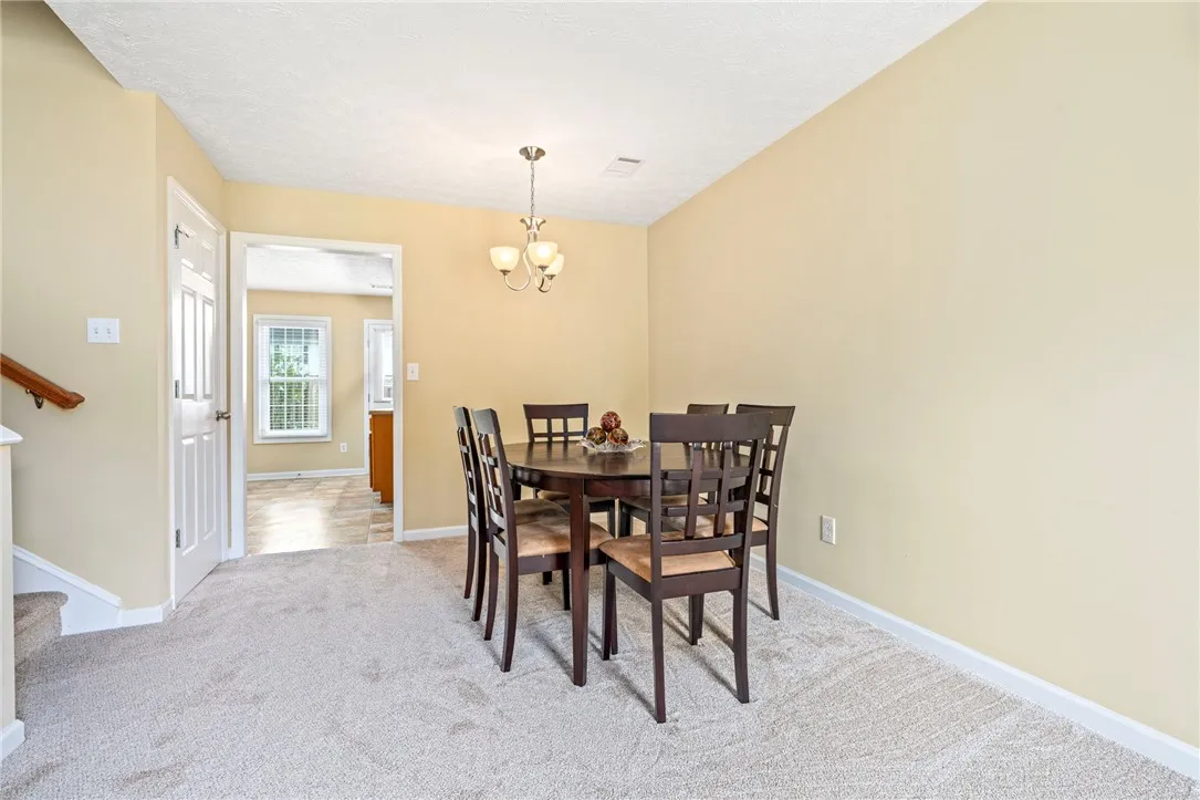 A dedicated dining area provides an ideal setting for meals and entertaining.