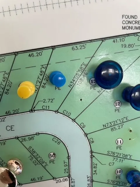 Visualize property boundaries and lot dimensions clearly with this detailed plat map, essential for informed real estate decisions.