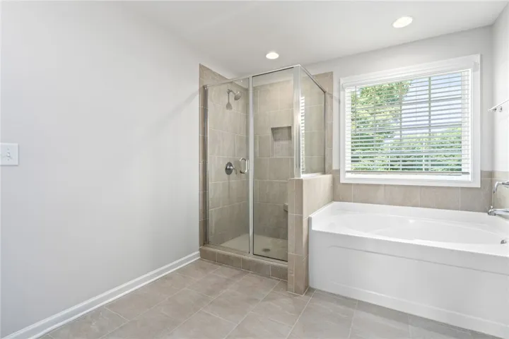 Primary bathroom shower