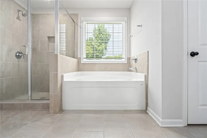 Primary bathroom & tub