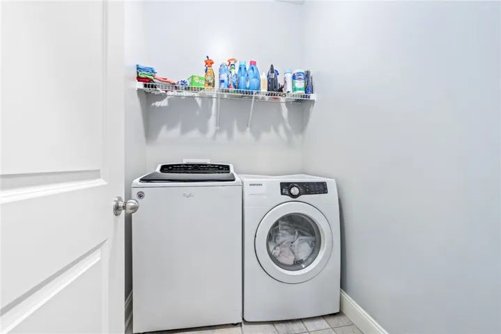 A dedicated laundry space provides optimal functionality and ease for household tasks.