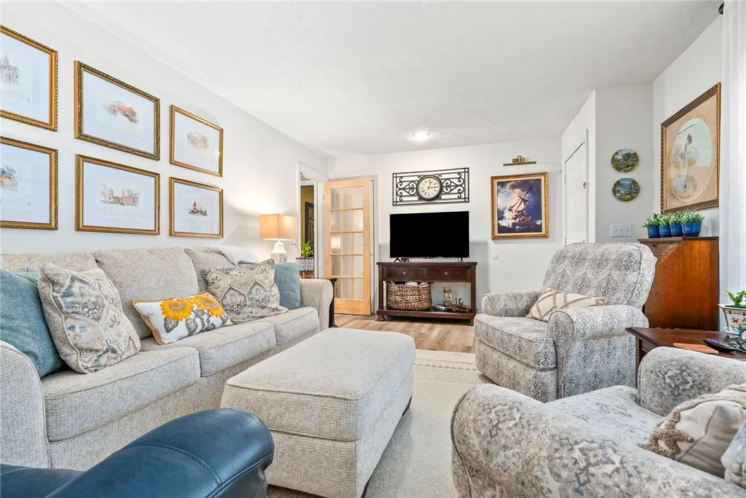 A comforting living room offers a bright atmosphere with ample space for relaxation.