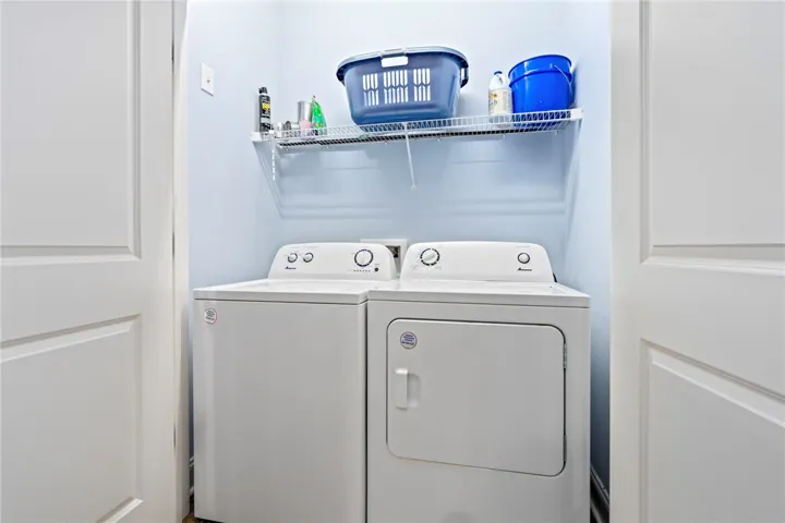 Washer and Dryer are included.