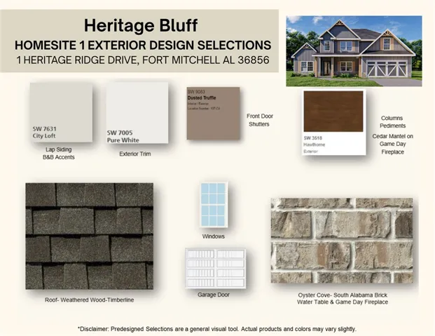 1 Heritage Ridge Drive, Ft Mitchell, Alabama 36856