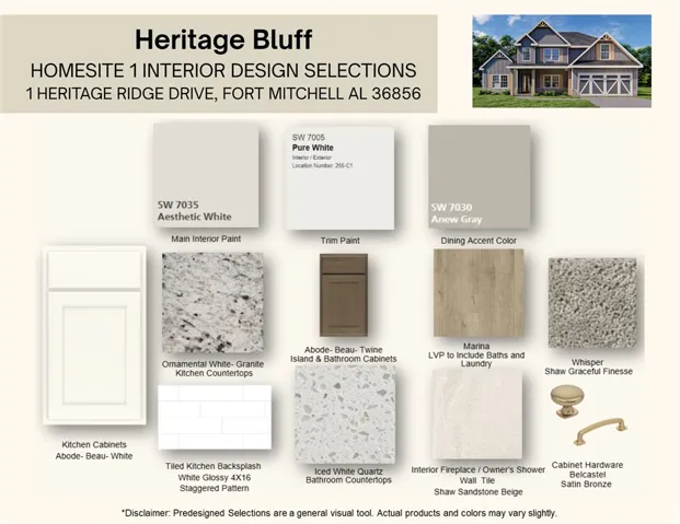 1 Heritage Ridge Drive, Ft Mitchell, Alabama 36856