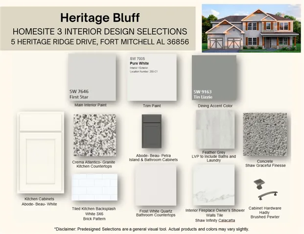 5 Heritage Ridge Drive, Ft Mitchell, Alabama 36856