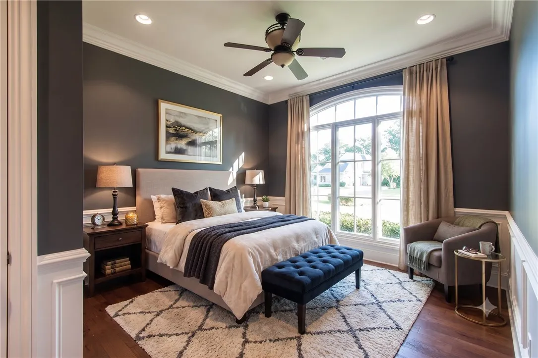 Virtually Staged Downstairs Bedroom