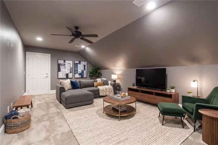 Virtually Staged Media Room