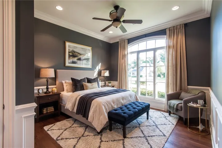 Virtually Staged Downstairs Bedroom