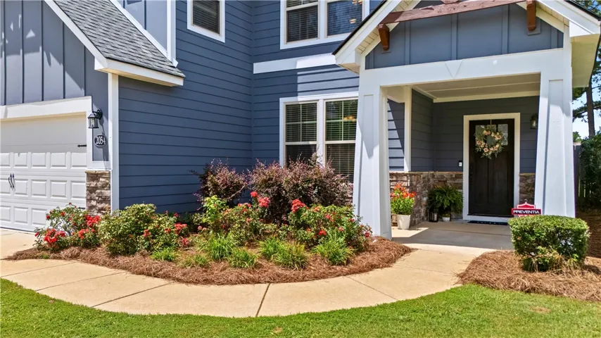 Charming walkway to the front door
