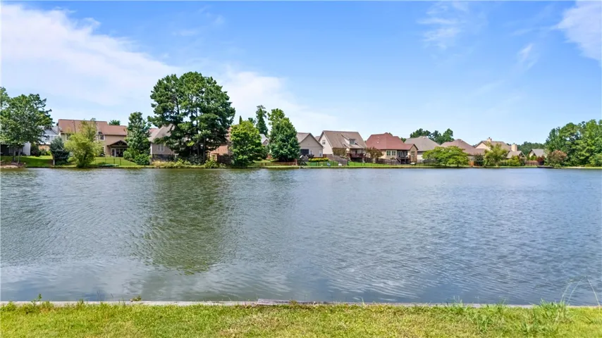 View of Clements Pond from the back yard