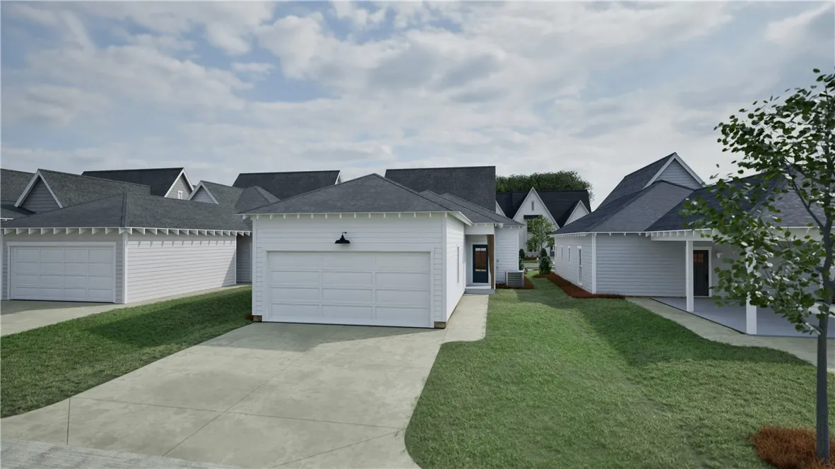 Rendering of Lot 211 - Emma Plan - Rear View - 2car Garage