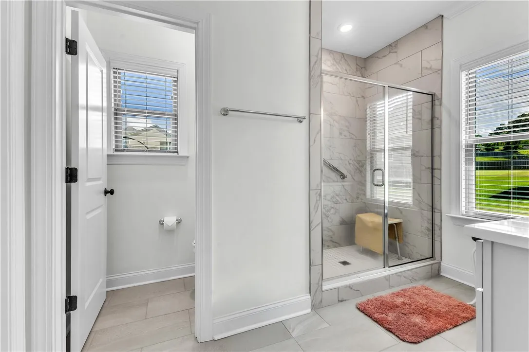 Separate shower