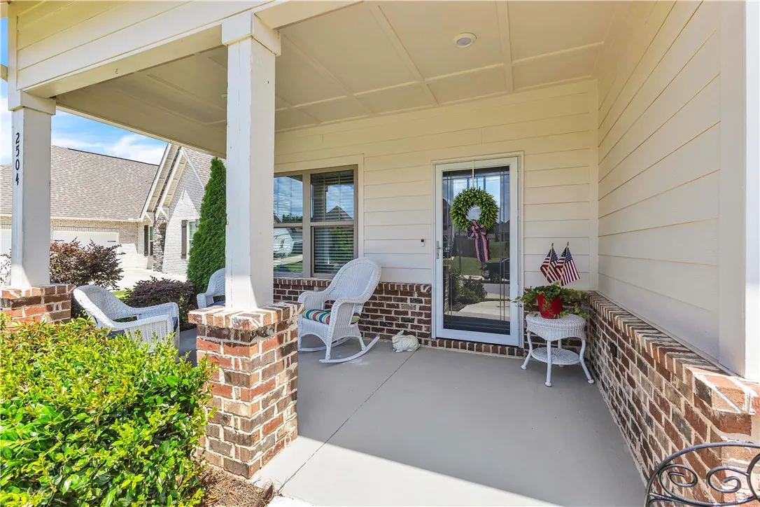 Lovely front porch