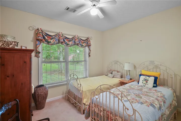 Bedroom at the back of the house