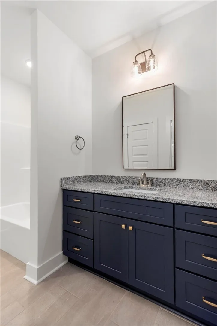Example of a completed End Unit Townhome
