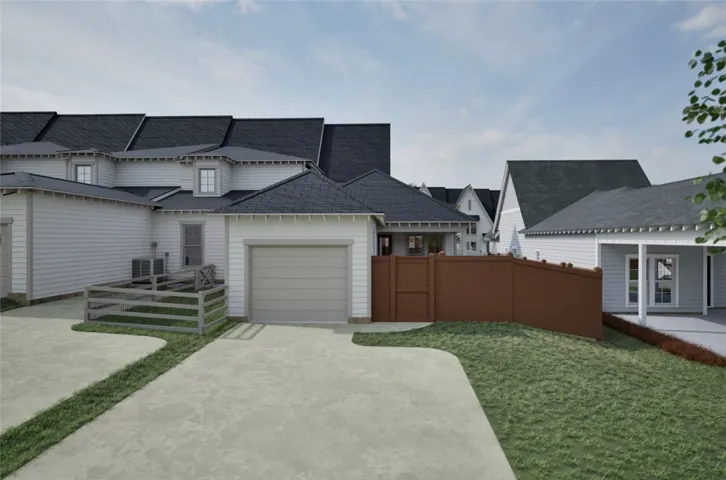 Rendering of Northgate Townhome Lot 203 - All plans, pricing, and specifications are subject to change without notice.