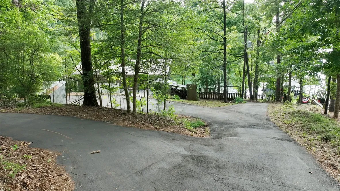 Lots of parking and driveway - even a driveway to the water