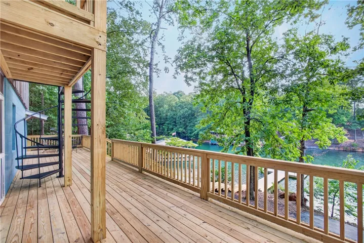 New deck by Lake Martin Dock in 2026