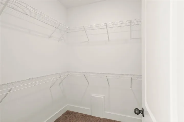 Primary closet