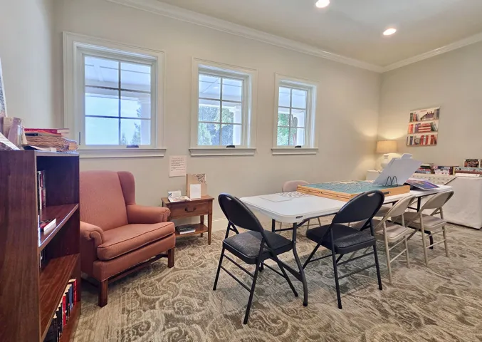 Clubhouse hobby room