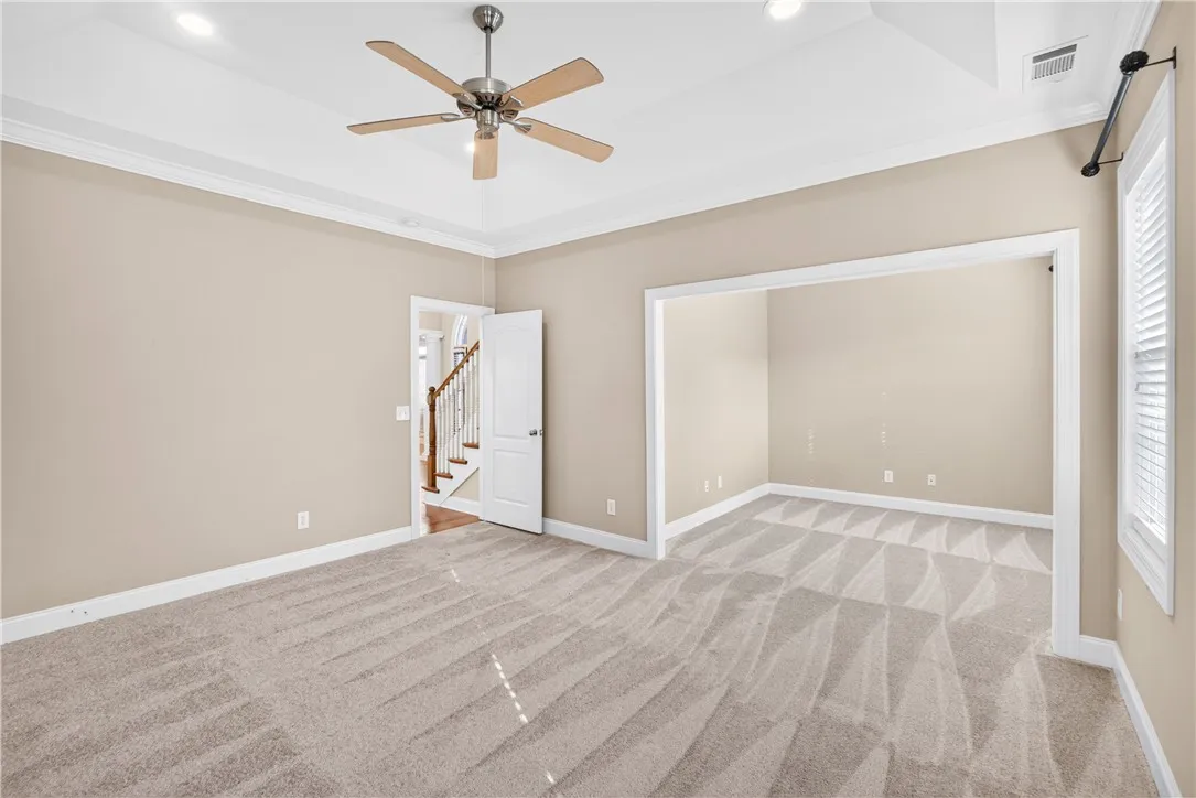 Primary Bedroom has a sitting room which could be a nursery or office.