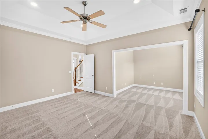 Primary Bedroom has a sitting room which could be a nursery or office.