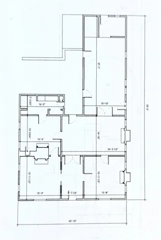 This is a rendering of the floorplan after the porches and rear addition have been removed.