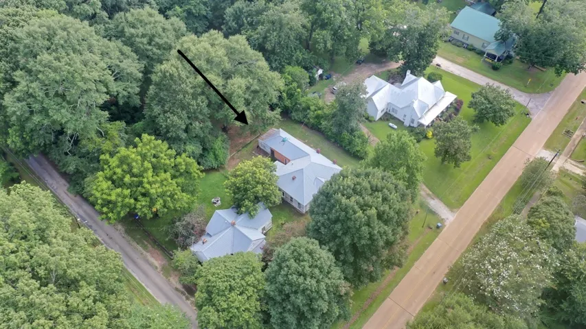 The lot is just over a half acre.